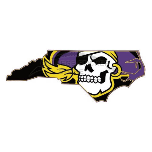Design East Carolina Pirates Iron-on Transfers (Wall Stickers)NO.4314